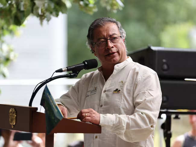 El presidente colombiano, Gustavo Petro. Foto: EFE
