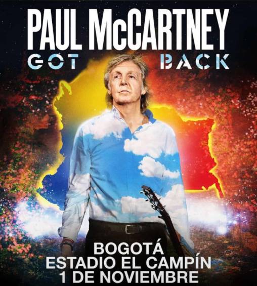 La gira "Got Back" pisará Colombia Foto: @ paulmccartney