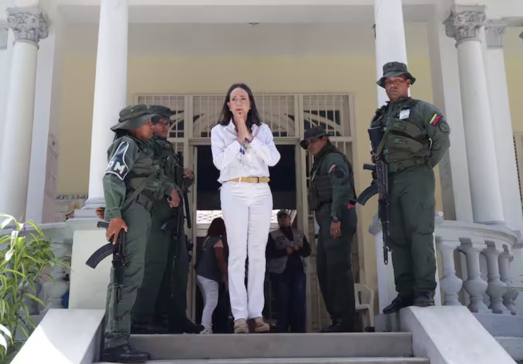 Vandalizan y roban sede del partido Vente Venezuela de Maria Corina Machado en Caracas