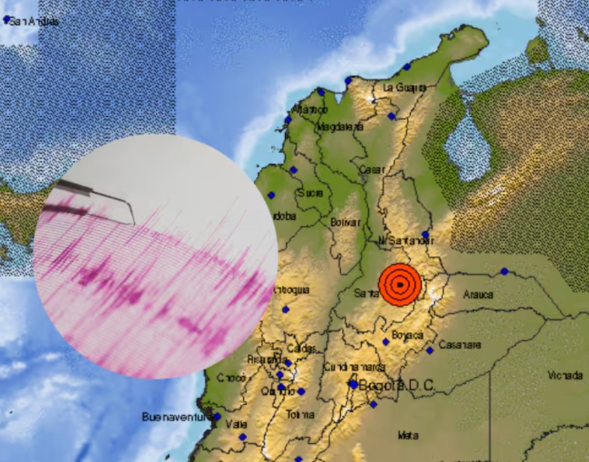 Fuerte Sismo de 4.1 Sacude Colombia en la Madrugada del 3 de Agosto
