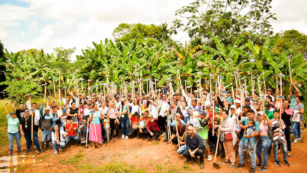 Familias del municipio de Puerto Rico Foto: Presidencia