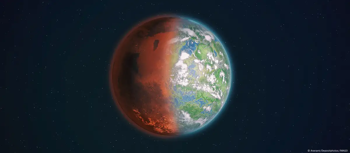 Investigadores desarrollaron una técnica revolucionaria para aumentar la temperatura en Marte usando nanopartículas reflectantes. Foto: Aranami/Depositphotos/IMAGO
