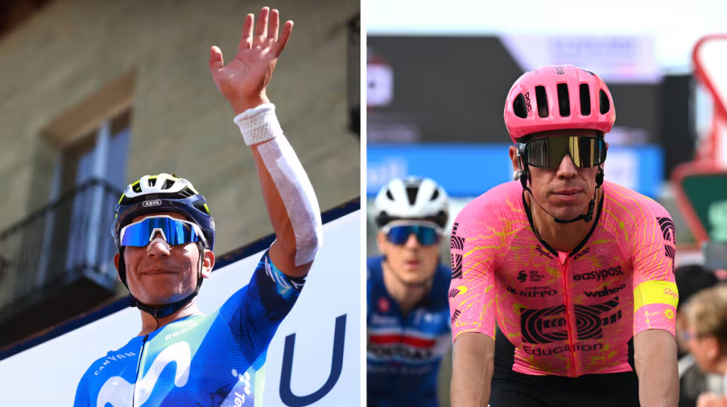Nairo Quintana y Rigoberto Uran Foto: caracol radio/Getty Images