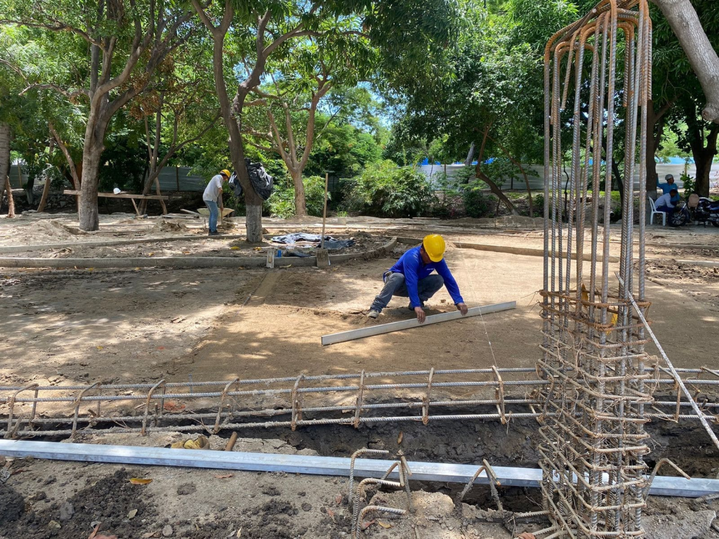 Obras del Parque Lineal Ambiental en el Río Manzanares Foto: corpamag