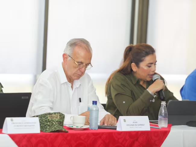 Ministro de Defensa, Iván Velásquez. Foto: MinDefensa