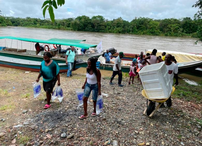 5 mil familias están confinadas Foto: el colombiano
