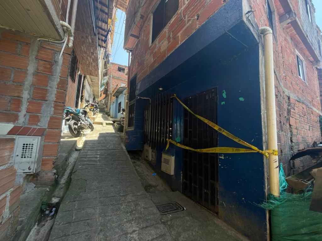 Casa donde ocurrieron los hechos Foto: telemedellin