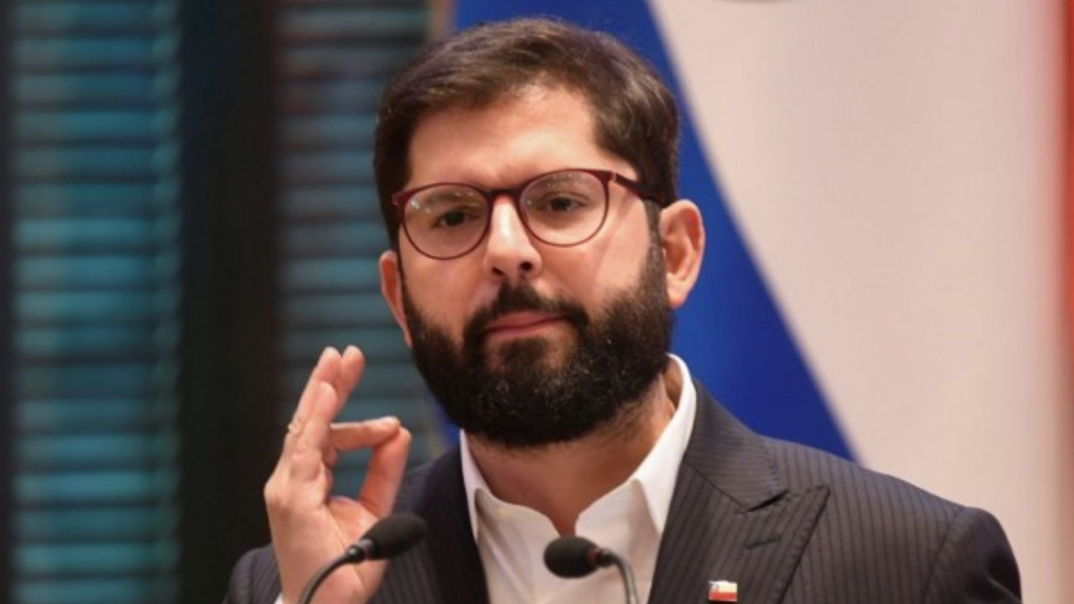 Presidente chileno, Gabriel Boric Foto: AFP