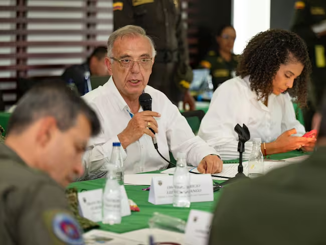 Ministro de Defensa, Iván Velásquez Foto: Ministerio de Defensa