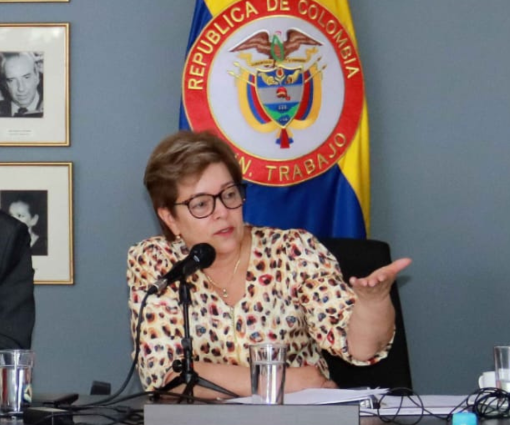 Gloria Inés Ramírez, ministra de Trabajo. Foto: Ministerio de Trabajo