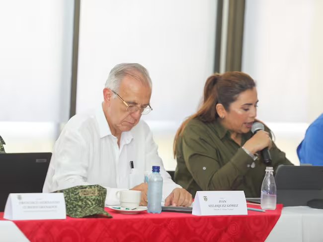 Ministro de Defensa, Iván Velásquez. Foto: MinDefensa