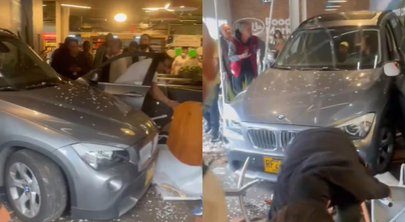 ¿Qué pasó con el vehículo que se estrelló contra un supermercado en Bogotá?