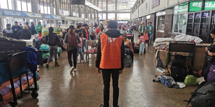 Existe una disminución del 60% en vehículos despachados de las terminales de transporte Foto: mintransporte