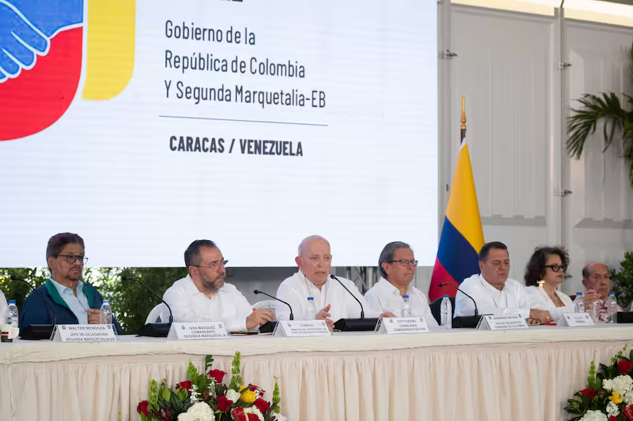 El primer ciclo de negociación se llevó a cabo en junio de 2024. Foto: EFE - RONALD PENA R - Semana