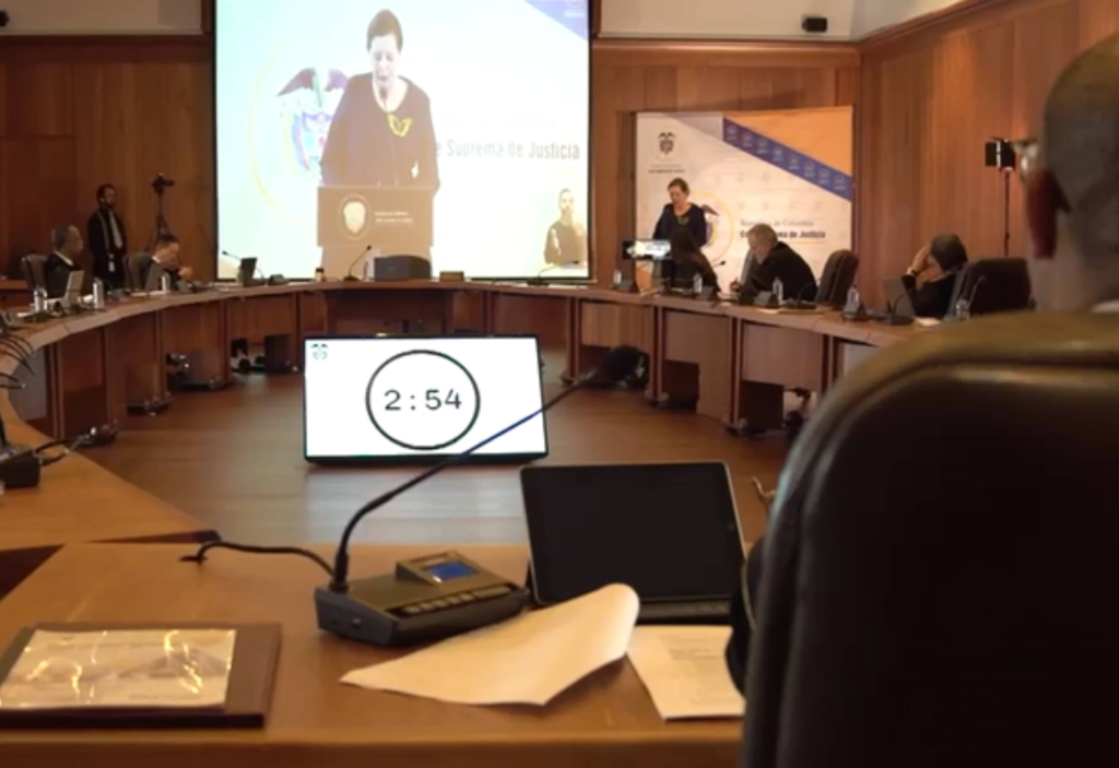 Captura de pantalla transmisión de la Corte Suprema Foto: wradio