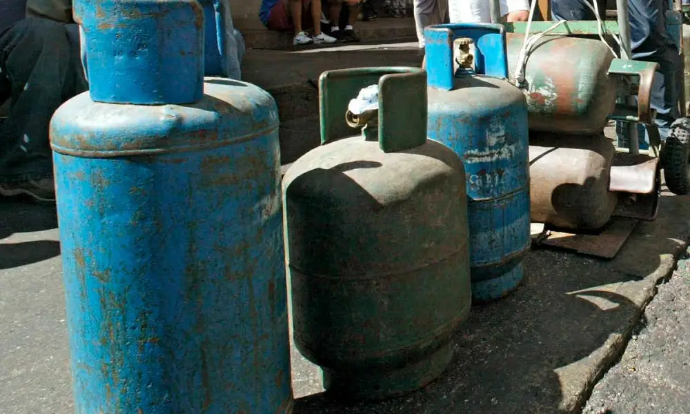 Cilindros de gas Foto: AFP - bluradio