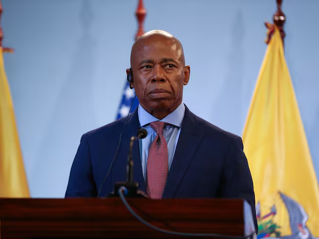 Alcalde de Nueva York, Eric Adams. I Foto: EEUU. EFE/ José Jácome. / José Jácome (EFE)