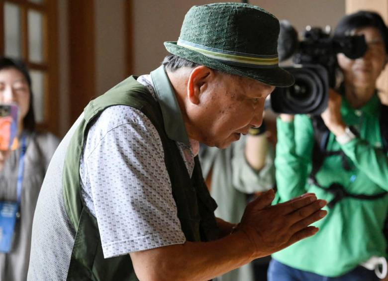 Iwao Hakamada pasó 46 de sus 88 años de vida en el corredor de la muerte. Fue liberado en 2014 a espera de un nuevo juicio. FOTO: AFP