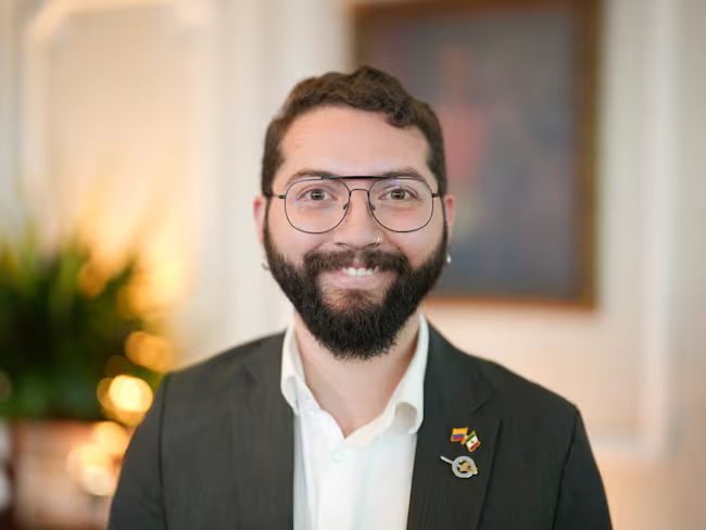 Álvaro Moisés Ninco Daza como embajador de Colombia en México. Foto: redes sociales.