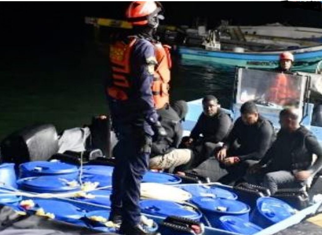 Cinco capturados con más de tres toneladas de cocaína en San Andrés