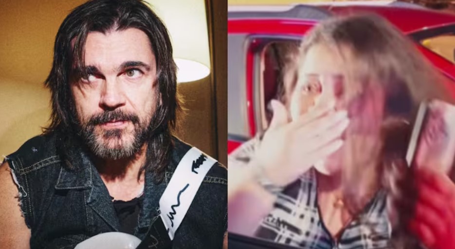 Así fue como Juanes sorprendió a una fanática en plena via pública