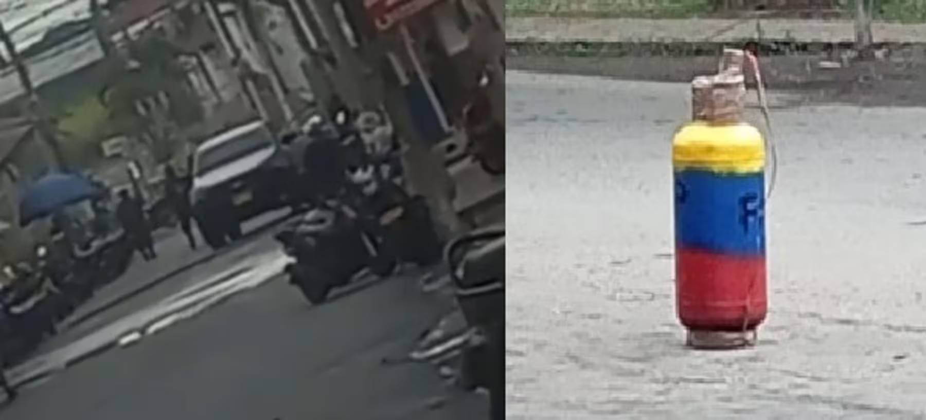 Grupo armado llegó a la sede del Banco Agrario Foto: Caracol radio