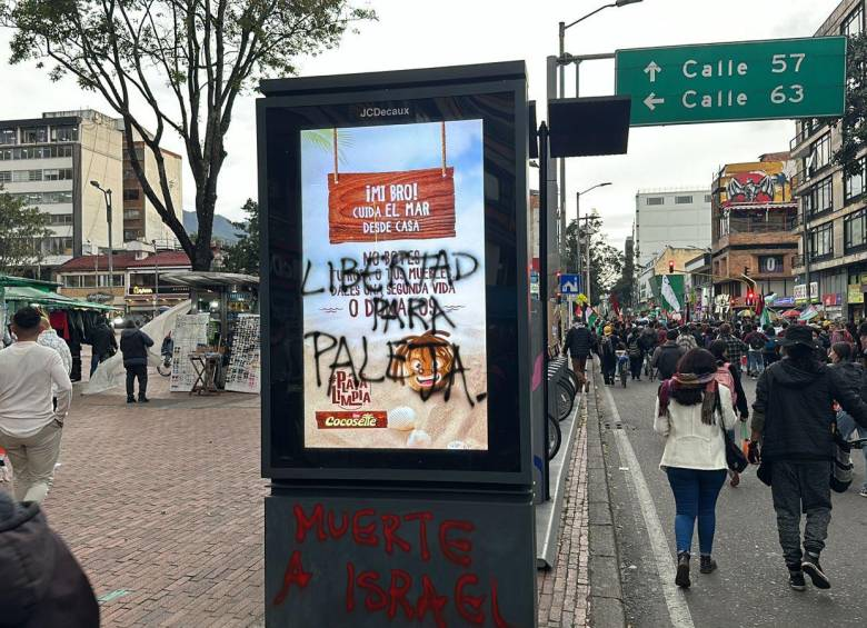 Vandalismo en Bogotá Foto: el colombiano