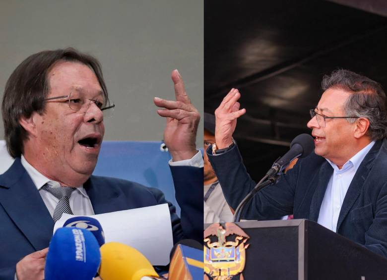 Presidente Petro y el magistrado Lorduy del CNE Foto: El colombiano