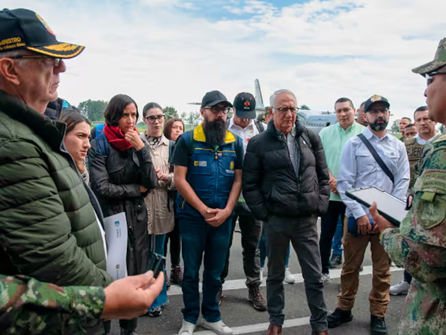 Delegación de alto nivel del gobierno colombiano en el Cauca Foto: Margarita Valdivieso - Presidencia