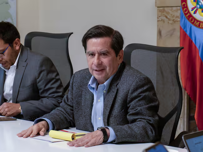 Ministerio del Interior, Juan Fernando Cristo. Foto: EFE.