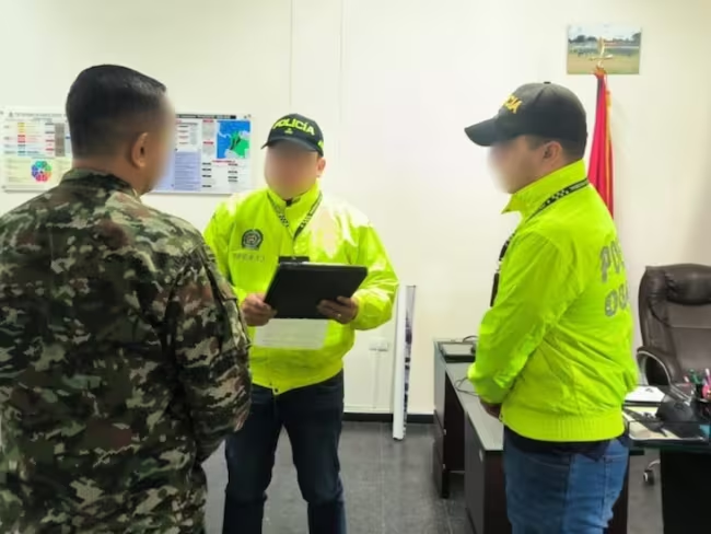 Capturan a capitán del Ejército. Foto: Ejército