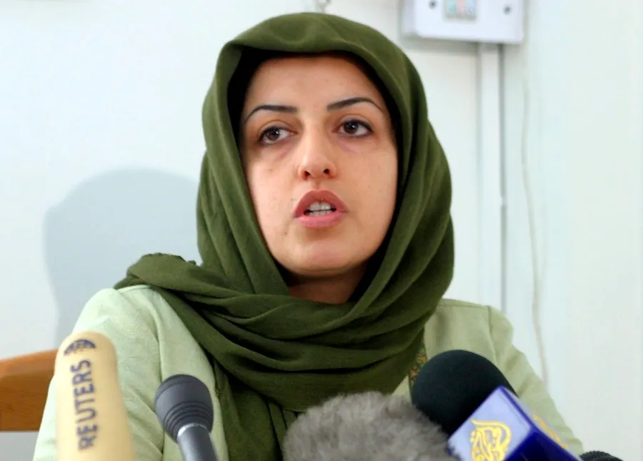 La activista iraní Narges Mohammadi en una imagen de archivo. EFE/EPA/Abedin Taherkenareh