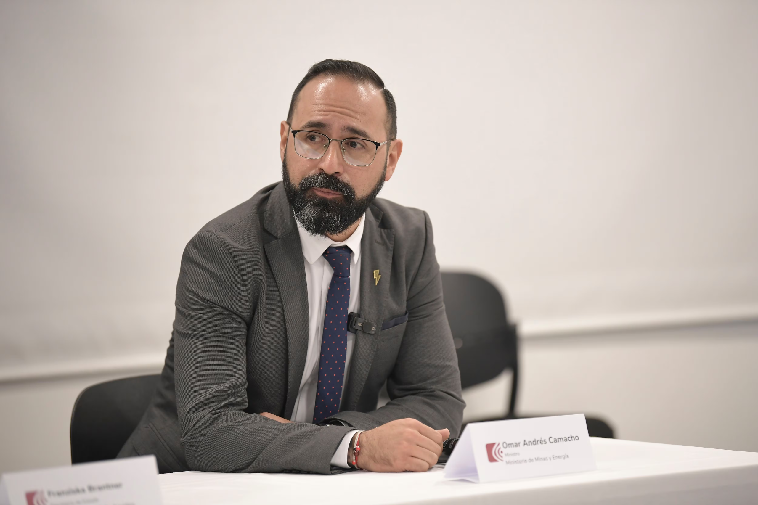 El ministro de Minas y Energía, Andrés Camacho Foto: el espectador