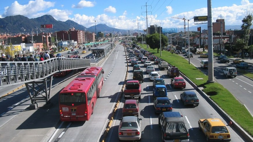 Vías de Bogotá Foto: Google