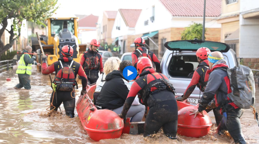 Previsión de precipitaciones de hasta 60 l/m² por hora Foto: Twitter
