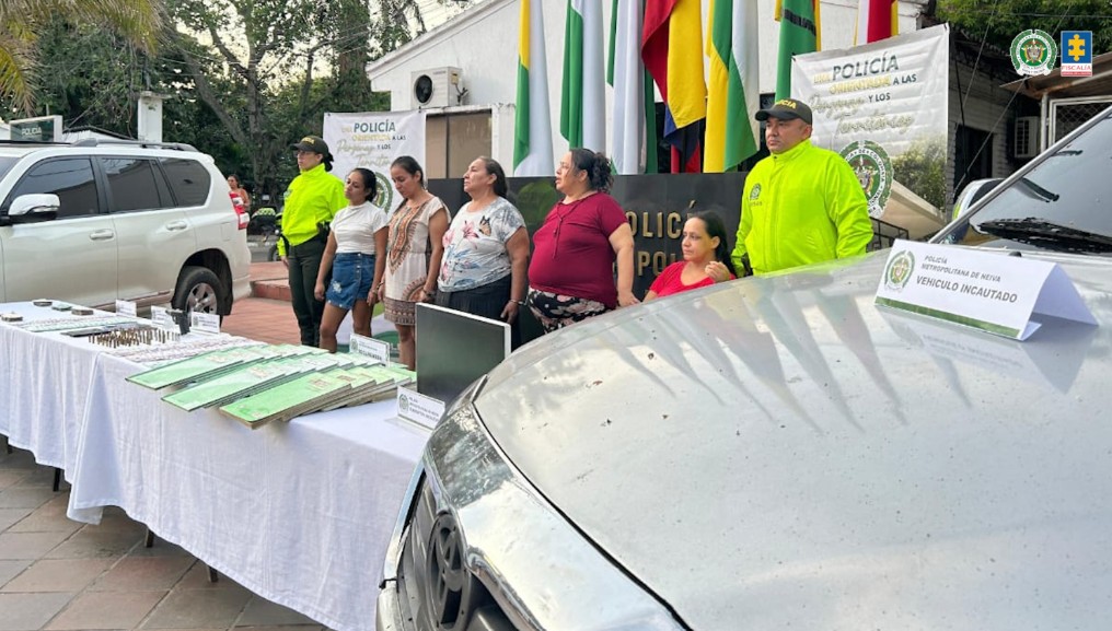 Capturan a red de lavado de activos vinculada a alias ‘Chatarra’ en Neiva