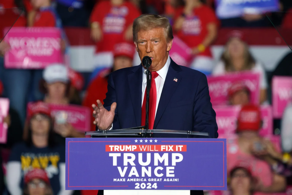 El expresidente estadounidense Donald Trump. EFE/EPA/Will Oliver