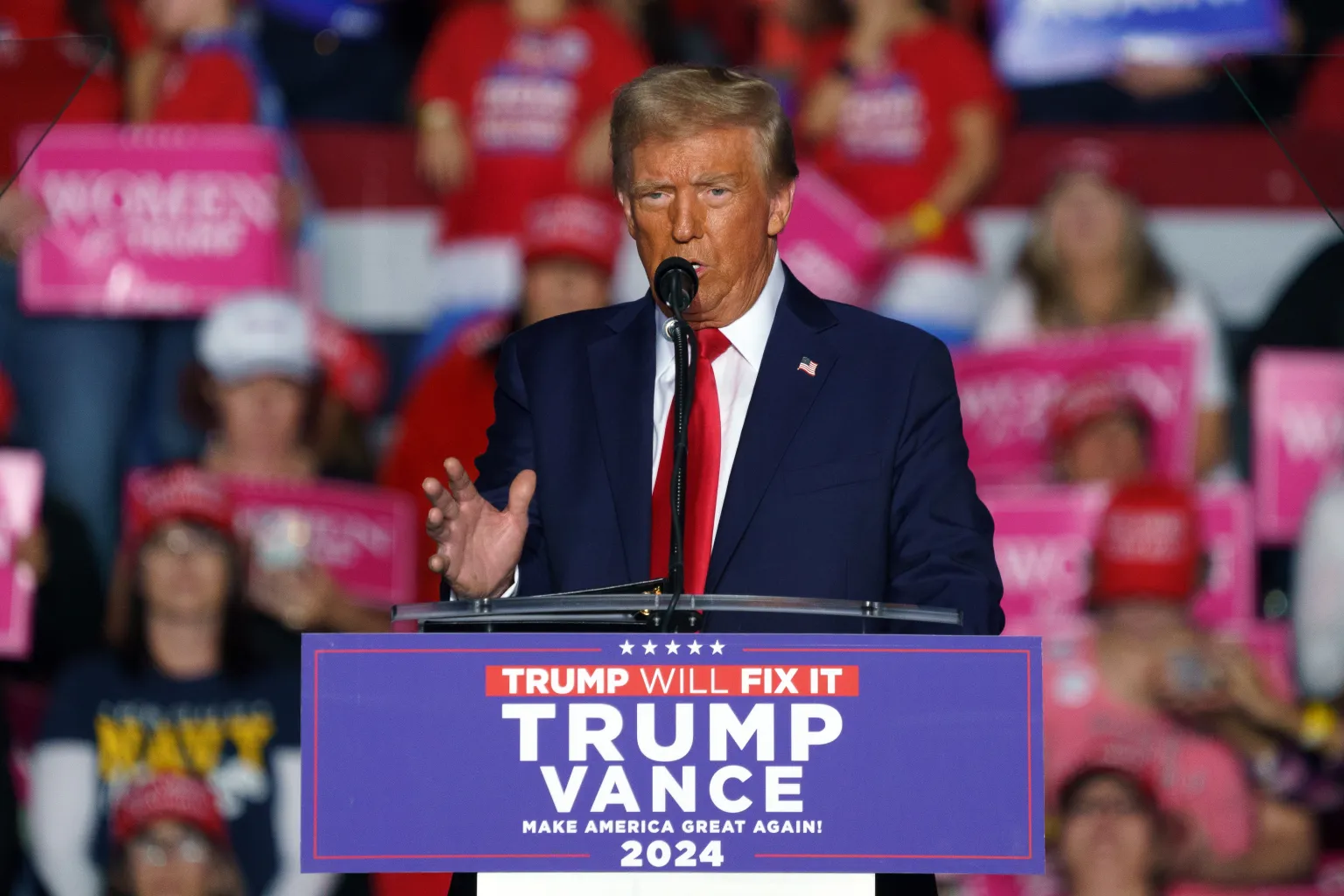 El expresidente estadounidense Donald Trump. EFE/EPA/Will Oliver