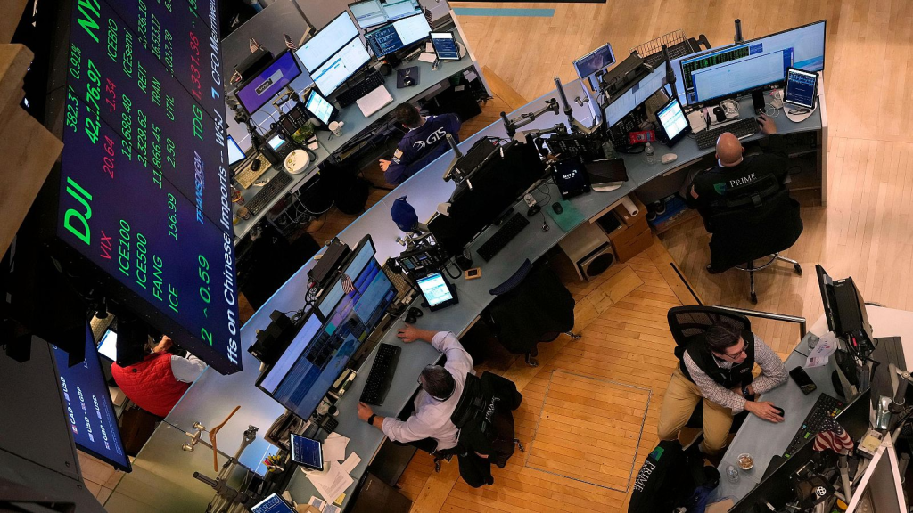 Bolsa de Nueva York durante las elecciones de Estados Unidos Foto: AP Photo / Richard Drew