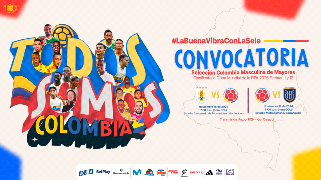 Convocatoria de Colombia para eliminatorias Foto: FCF