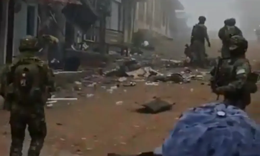 Atentado en El Plateado, Cauca Foto: bluradio