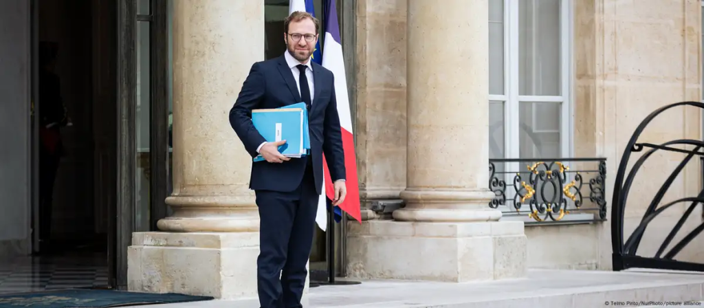 El ministro francés de Economía, Antoine Armand. Foto: Telmo Pinto/NurPhoto/picture alliance