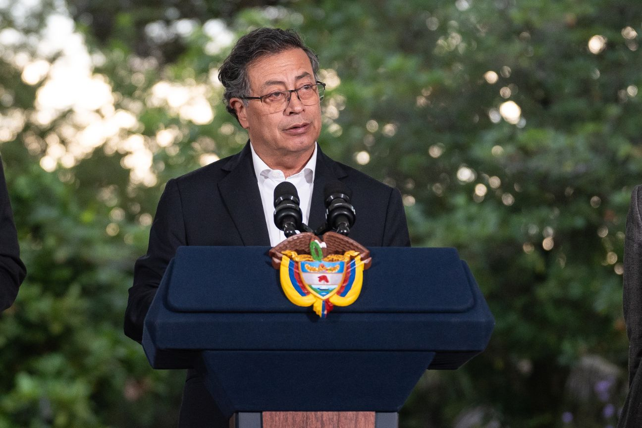 El presidente de Colombia, Gustavo Petro