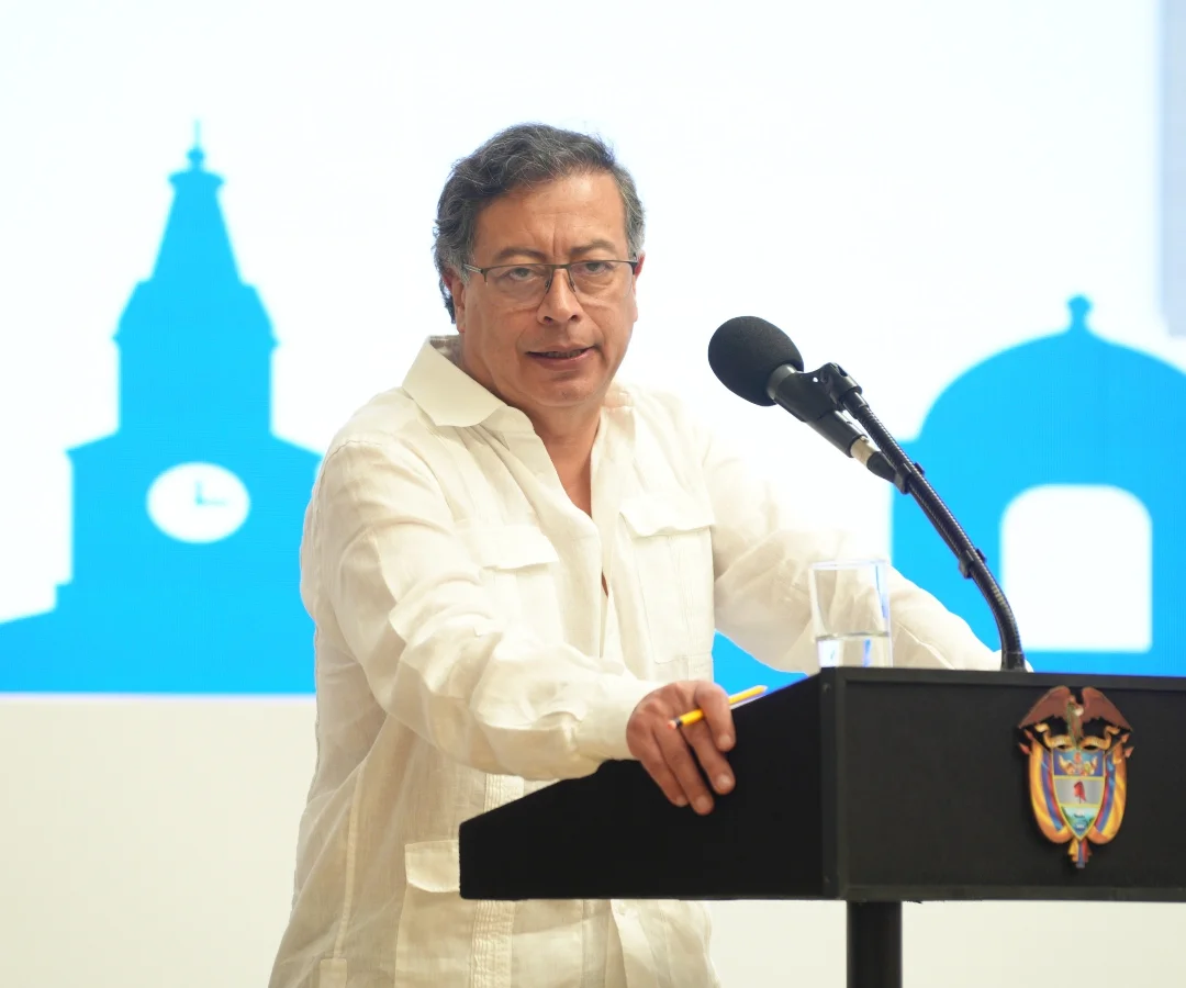 El presidente de Colombia, Gustavo Petro