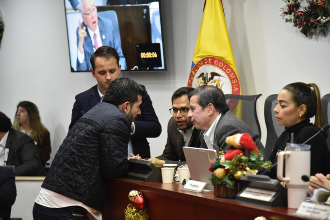 El ministro del Interior, Juan Fernando Cristo Foto: @MinInterior