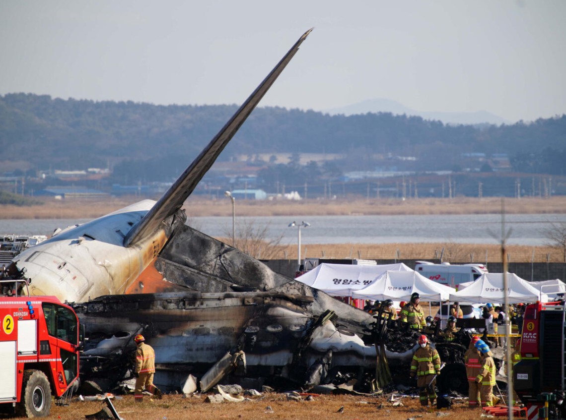 Trágico accidente aéreo cobró la vida de 179 personas en Corea del Sur