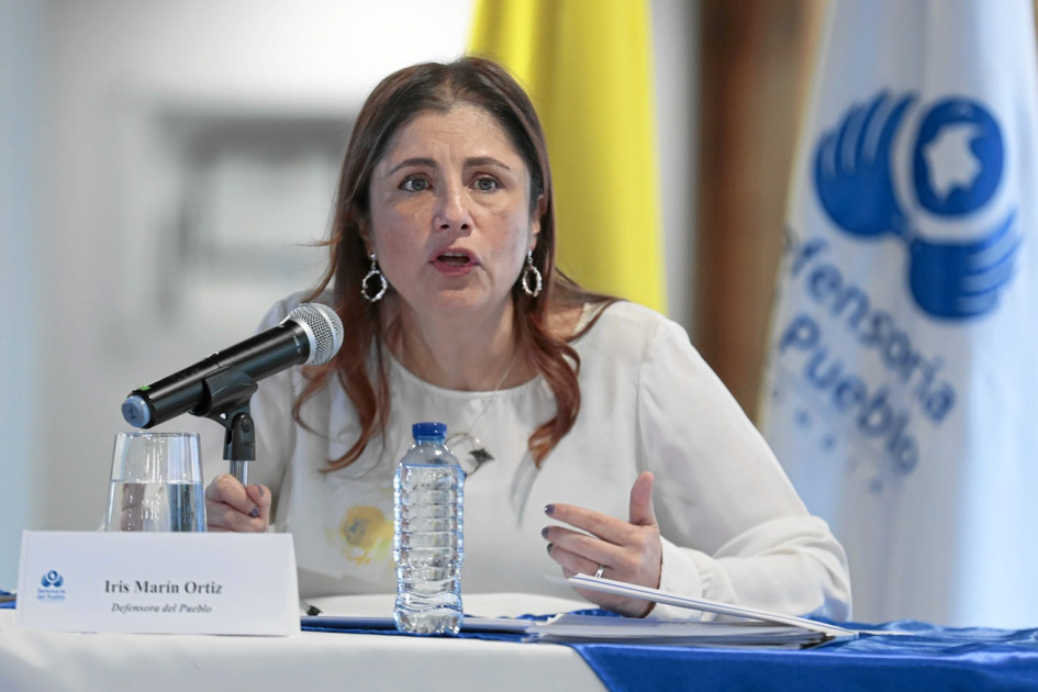 Iris Marín, defensora del pueblo Foto: EFE