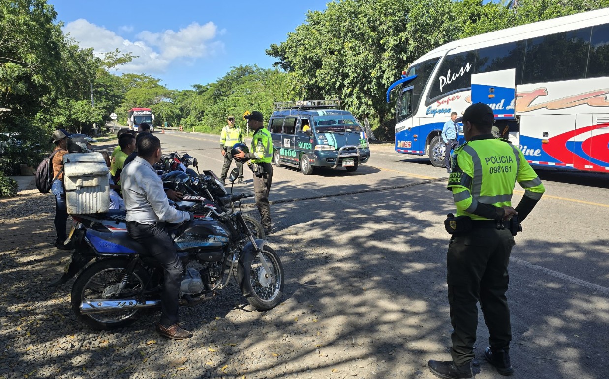 Policía de Tránsito destacó balance positivo durante festividades de año nuevo