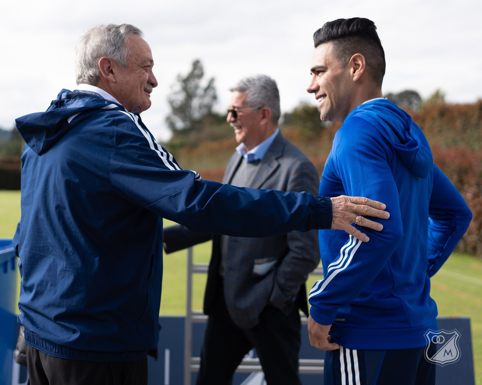Radamel Falcao García se unió de inmediato a los trabajos grupales. Foto: @MillosFCoficial