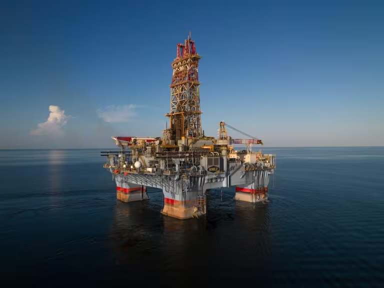 Perforación en aguas del Caribe. Foto: Suministrada.